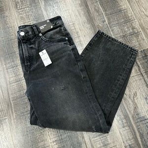 Express Straight Ankle High Rise jeans, 2 short